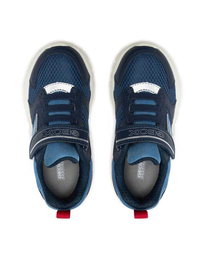 Geox Sneakersy Geox J Ciberdron Boy J45LBC 01454 C0735 S Granatowy