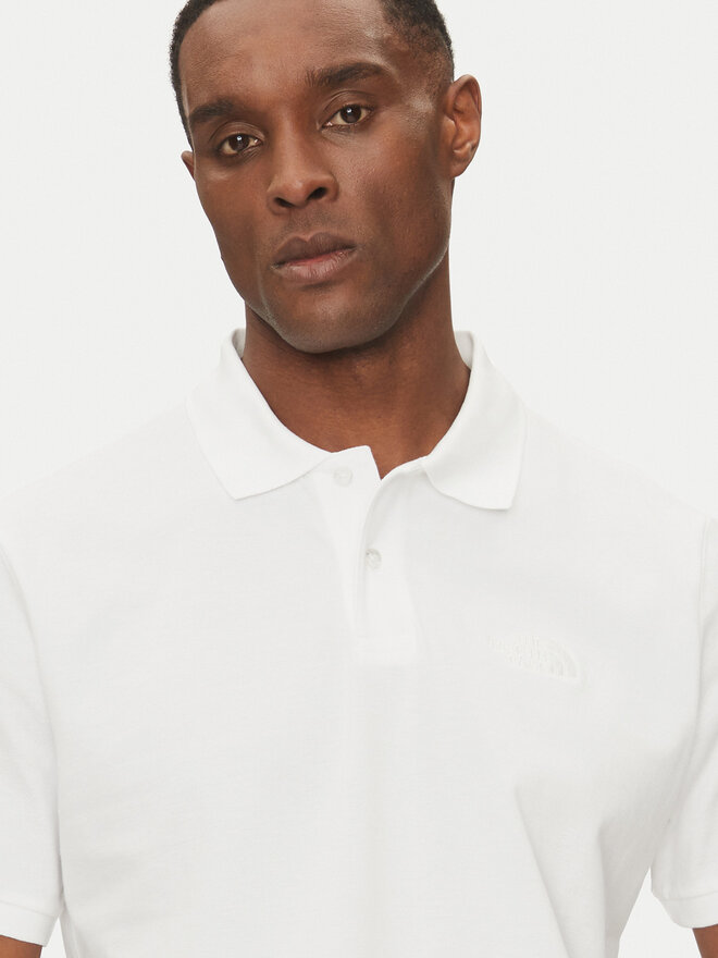 The North Face The North Face Poloshirt Essential NF0A8C1P Weiß Regular Fit