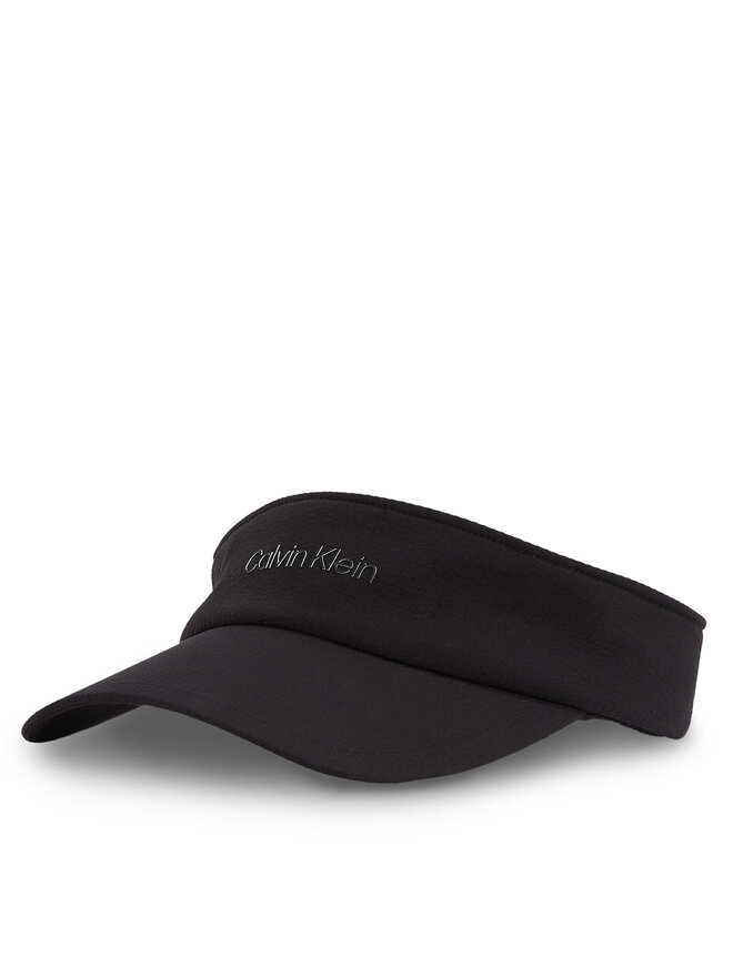 Calvin Klein Šilt Calvin Klein Seersucker Visor K50K512973 Čierna
