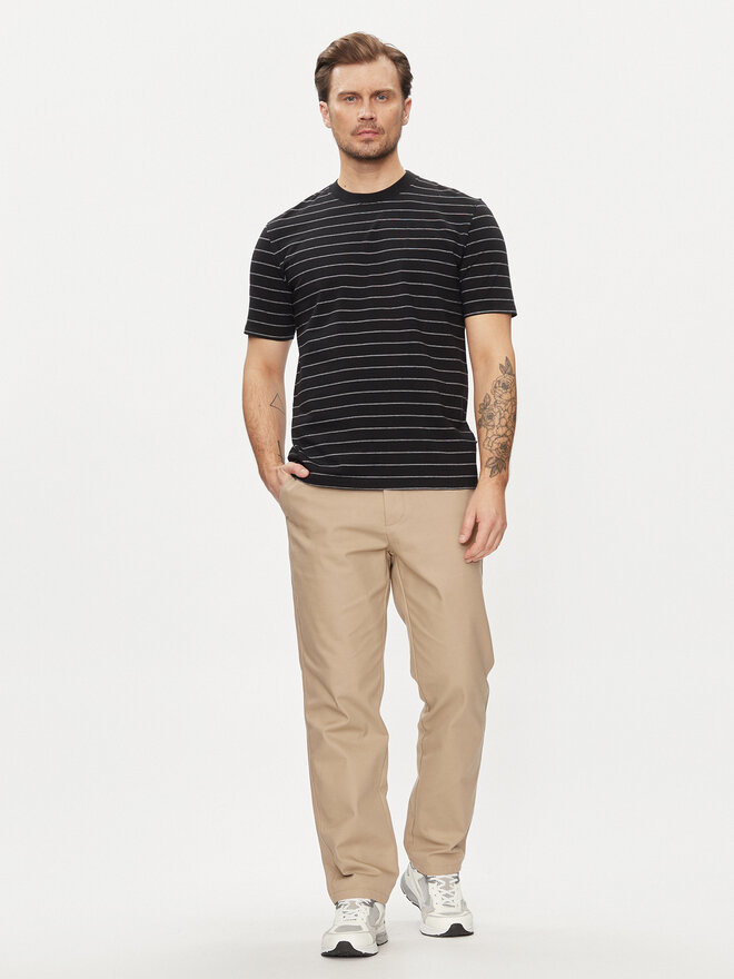 Sisley Sisley T-Shirt 3QPBS103C Μαύρο Regular Fit