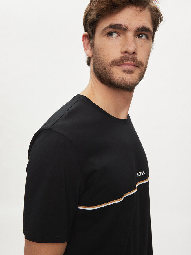 BOSS BOSS Camiseta Unique 50515395 Negro Regular Fit