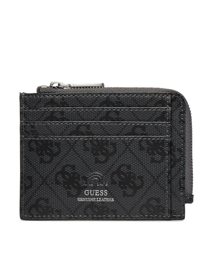 Guess Puzdro na kreditné karty Guess SMVELE LEA75 Čierna
