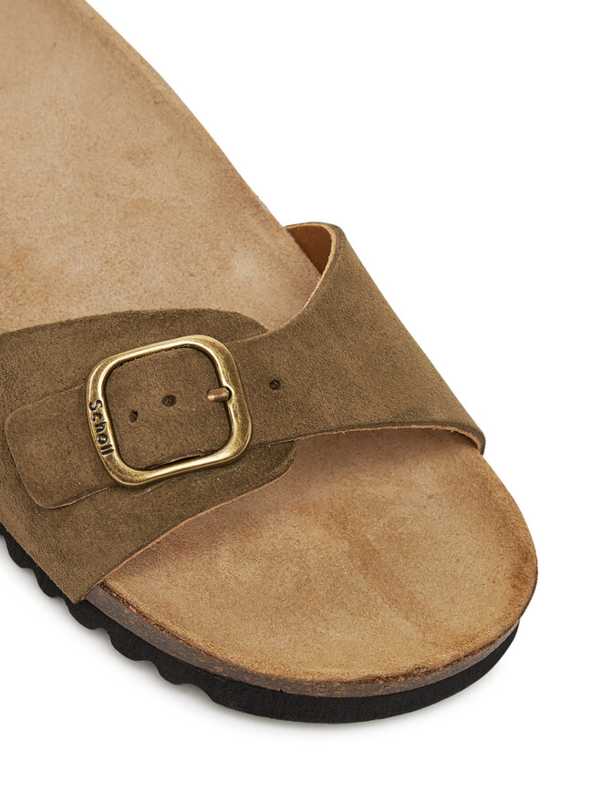 Scholl Papucs Scholl Estelle F32156 Khaki