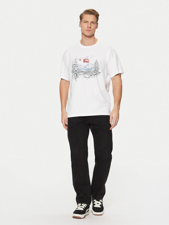 Levi's® Levi's® T-Shirt Graphic 16143-1515 Λευκό Relaxed Fit