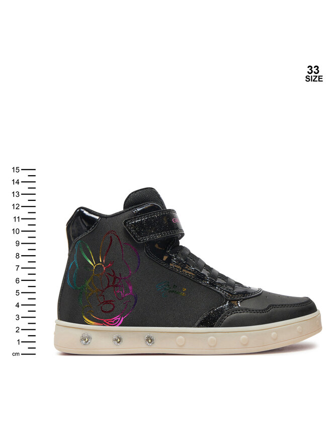 Geox Sneakers Geox Skylin Girl J468WE 011KN C9999 D Negru