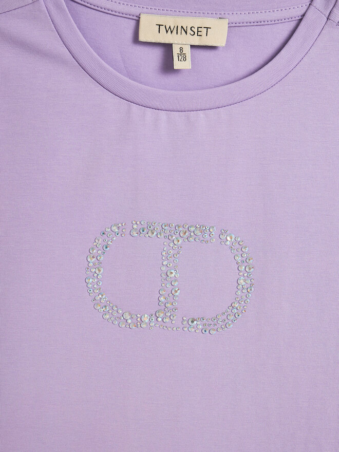 TWINSET TWINSET T-Shirt 251GJ2485 Violett Regular Fit