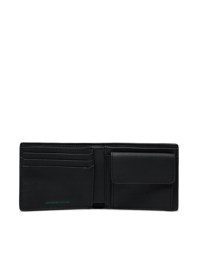 Tommy Jeans Duży Portfel Męski Tommy Jeans Tjm Heritage Leather Cc & Coin AM0AM12086 Czarny