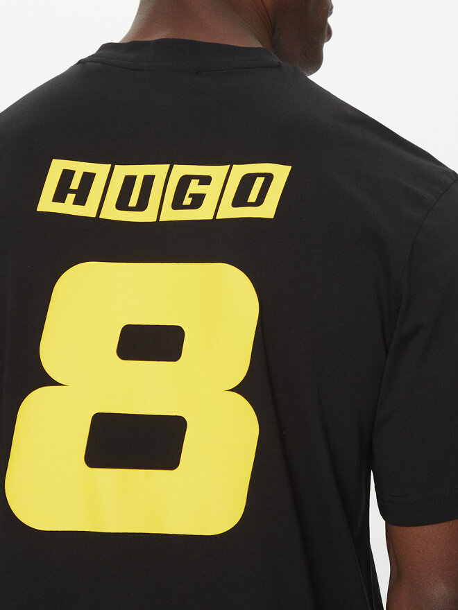 HUGO HUGO T-Shirt Nebulop 50541252 Μαύρο Regular Fit