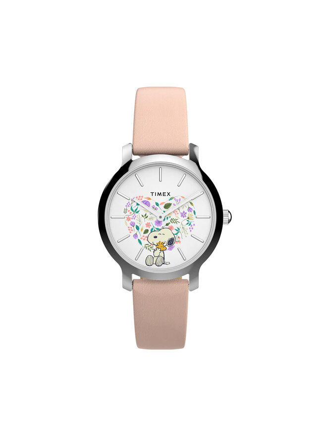 Timex Karóra Timex Timex x Peanuts® TW2W85100 Ezüst