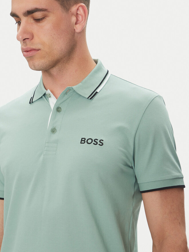 BOSS BOSS Polo Paddy Pro 50469102 Zelena Regular Fit