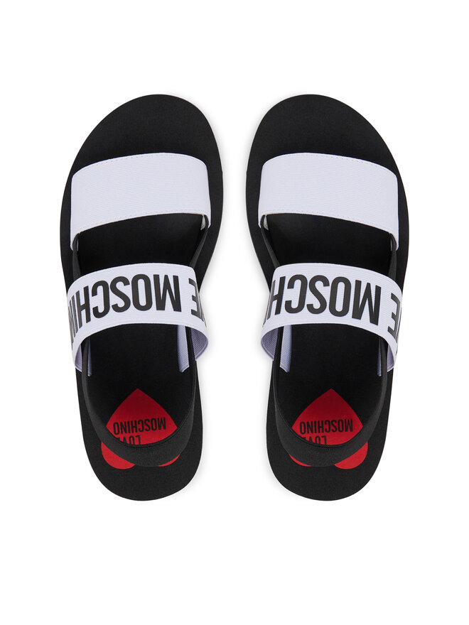 LOVE MOSCHINO Sandalen LOVE MOSCHINO JA16033G0MJN410A Weiß