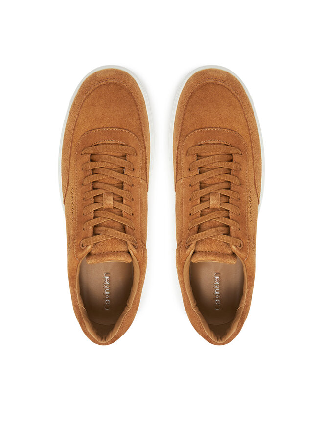 Calvin Klein Sneakers Calvin Klein Clean Cup Low Laceup Oxf Su HM0HM01880 Hellbraun