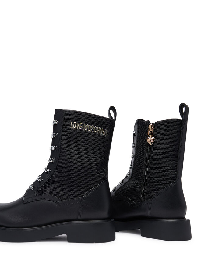 LOVE MOSCHINO Schnürschuhe LOVE MOSCHINO JA24074G1PIO100A Schwarz