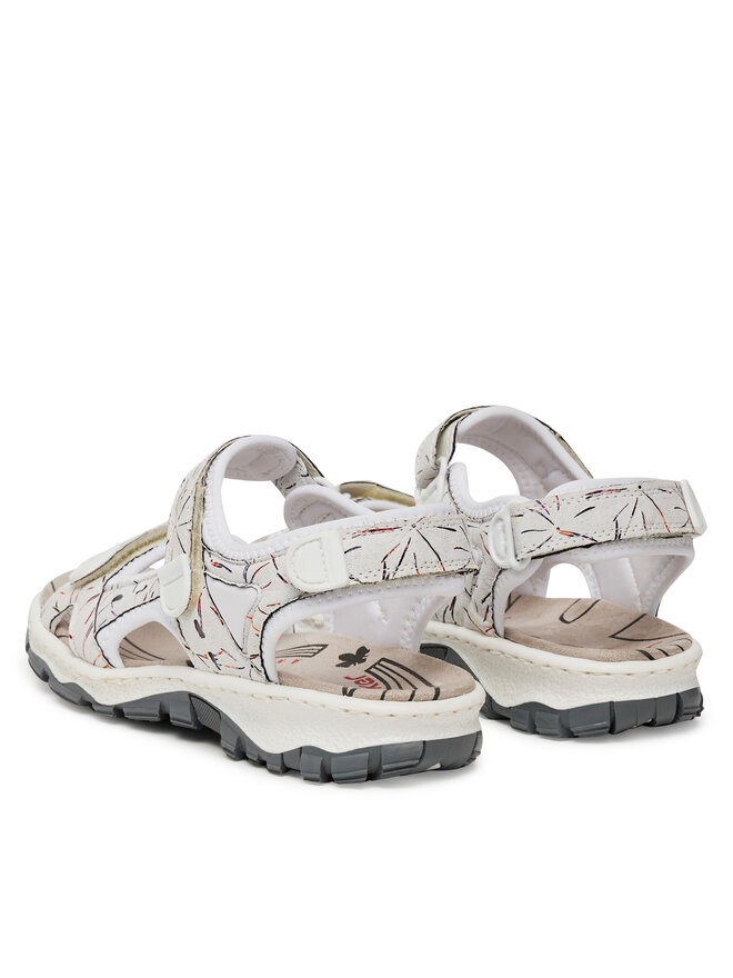 Rieker Sandale Rieker 68872-90 Alb