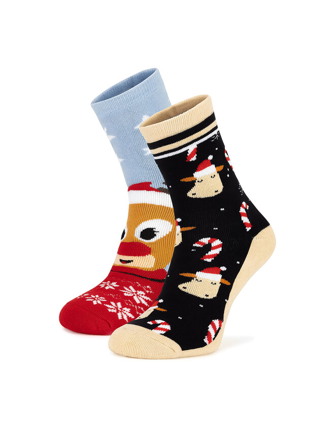 Jenny Fairy 2er-Set hohe Unisex-Socken Jenny Fairy 4WB-005-AW24 (2-pack) Bunt