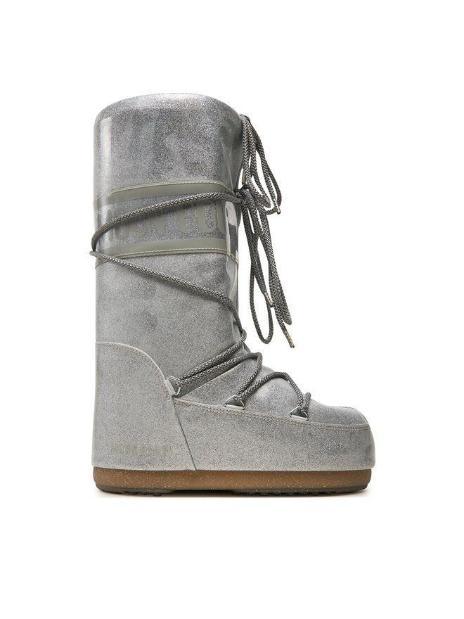Moon Boot Śniegowce Moon Boot Icon Glitter 80D1402850 Srebrny