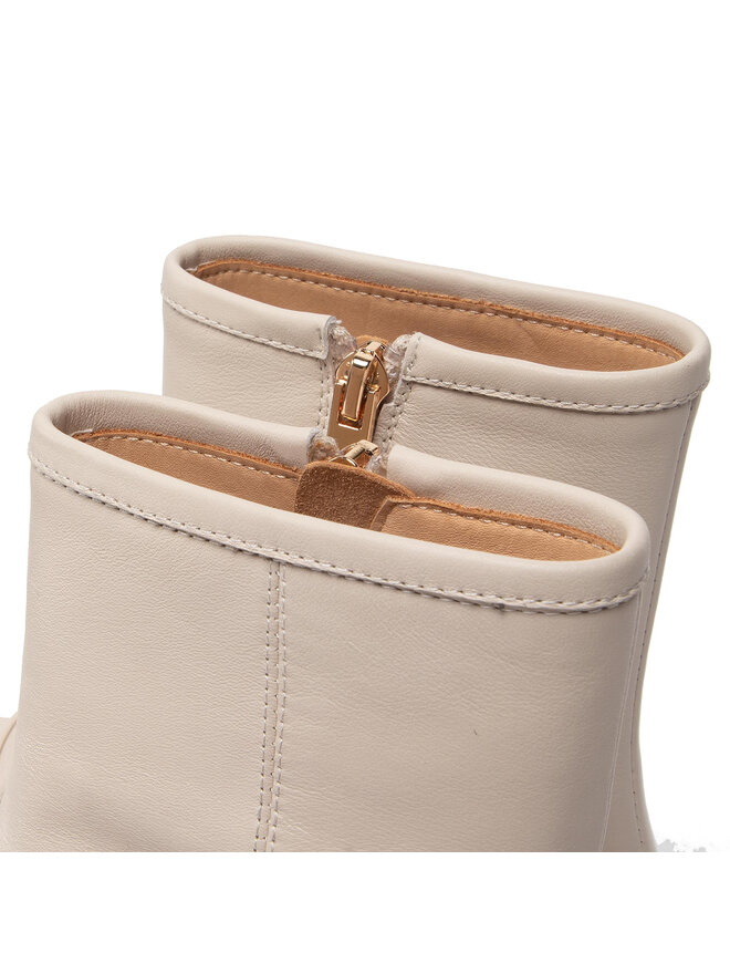 Simple Botki Simple SL-26-02-000038 Écru