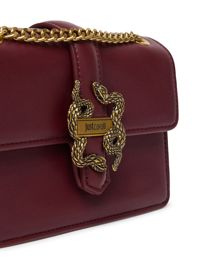 Just Cavalli Handtasche Just Cavalli Iconic Snakes 81RA4BA3 ZSA89 Dunkelrot