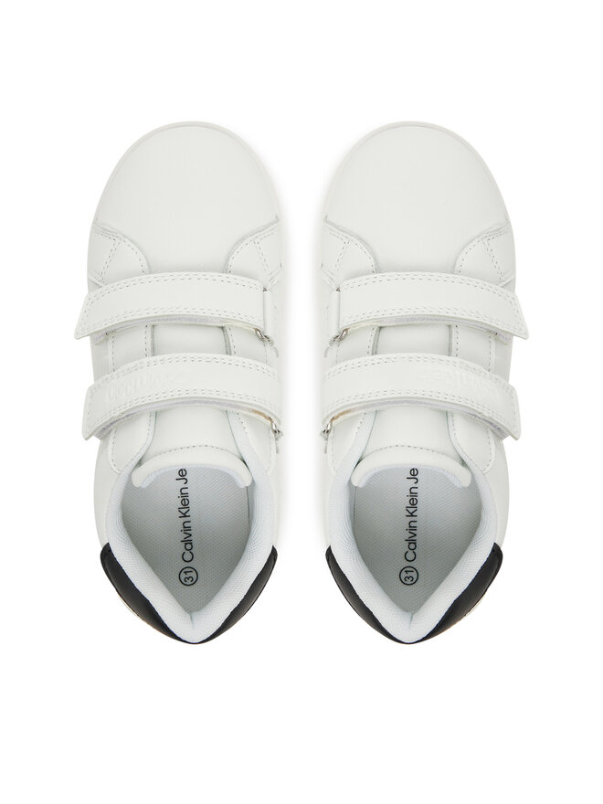 Calvin Klein Jeans Sneakersy Calvin Klein Jeans Low Cut Velcro Sneaker V1X9-82074-1355 S Biały