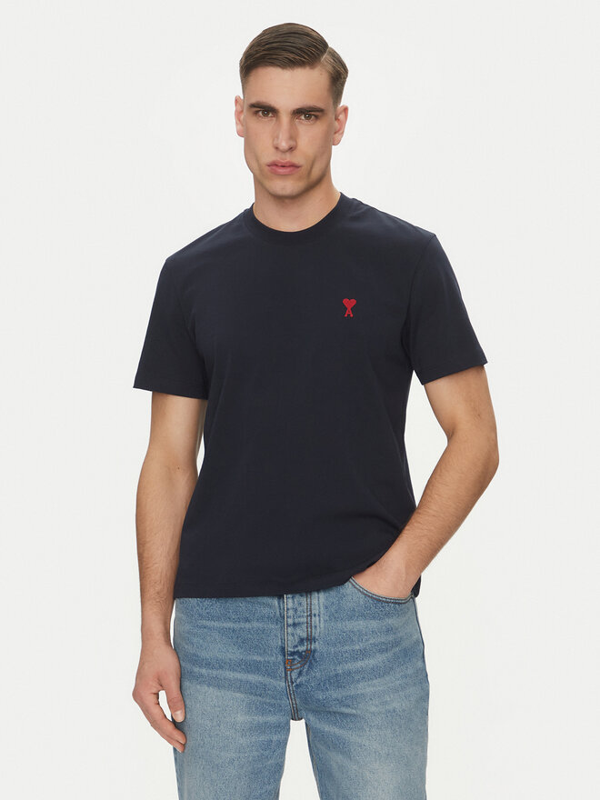 AMI PARIS AMI PARIS Póló BFUTS035.724 Sötétkék Regular Fit