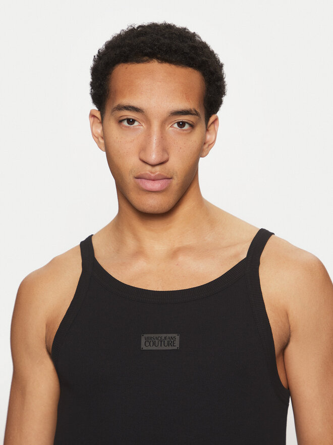 Versace Jeans Couture Versace Jeans Couture Camiseta 78GAH614 Negro Regular Fit