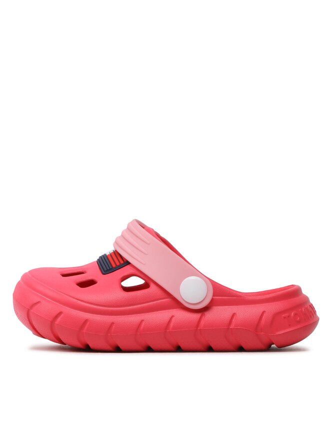 Tommy Hilfiger Natikači Tommy Hilfiger Flag Comfy Sandal T1A2-32780-0083 M Roza