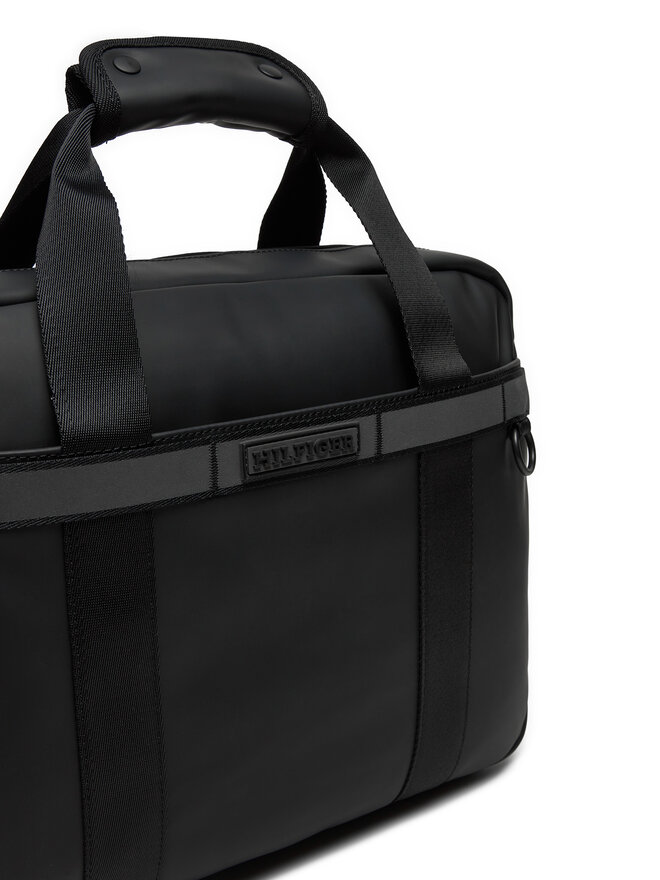 Tommy Hilfiger Geantă pentru laptop Tommy Hilfiger AM0AM12745 Negru