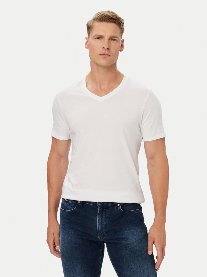 Jack & Jones Jack & Jones Комплект футболок Basic 12133914 Білий Regular Fit