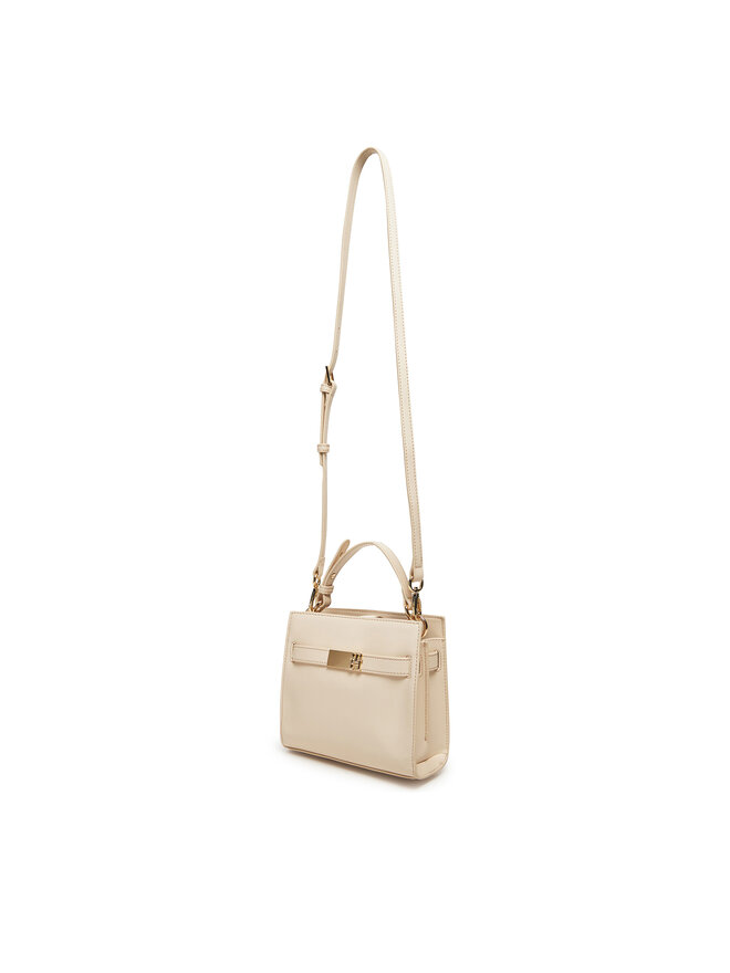 Tommy Hilfiger Bolso Tommy Hilfiger Heritage Mini Satchel AW0AW17405 Écru