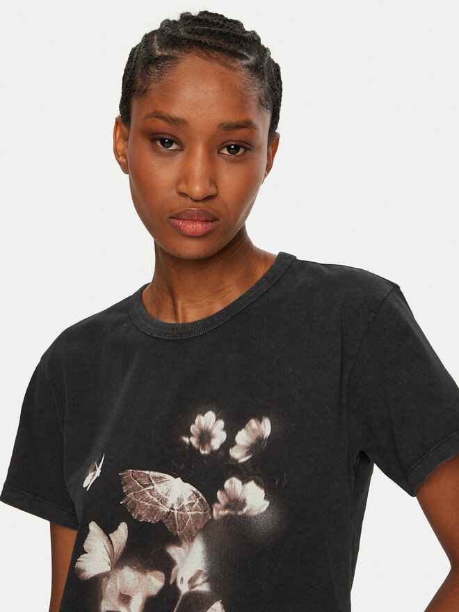 HUGO HUGO Camiseta Destrel 50534246 Negro Regular Fit