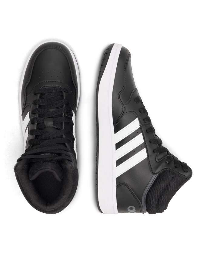 adidas Sneakersy adidas HOOPS MID 3.0 K GW0402 Czarny