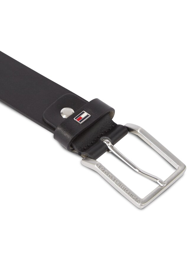 Tommy Hilfiger Curea pentru Bărbați Tommy Hilfiger Oliver 3.5 Adj AM0AM12166 Negru