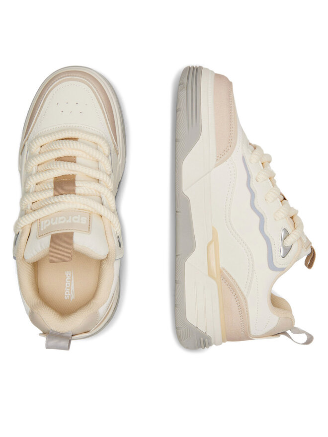 Sprandi Sneakersy Sprandi A23N0043C-2 Écru