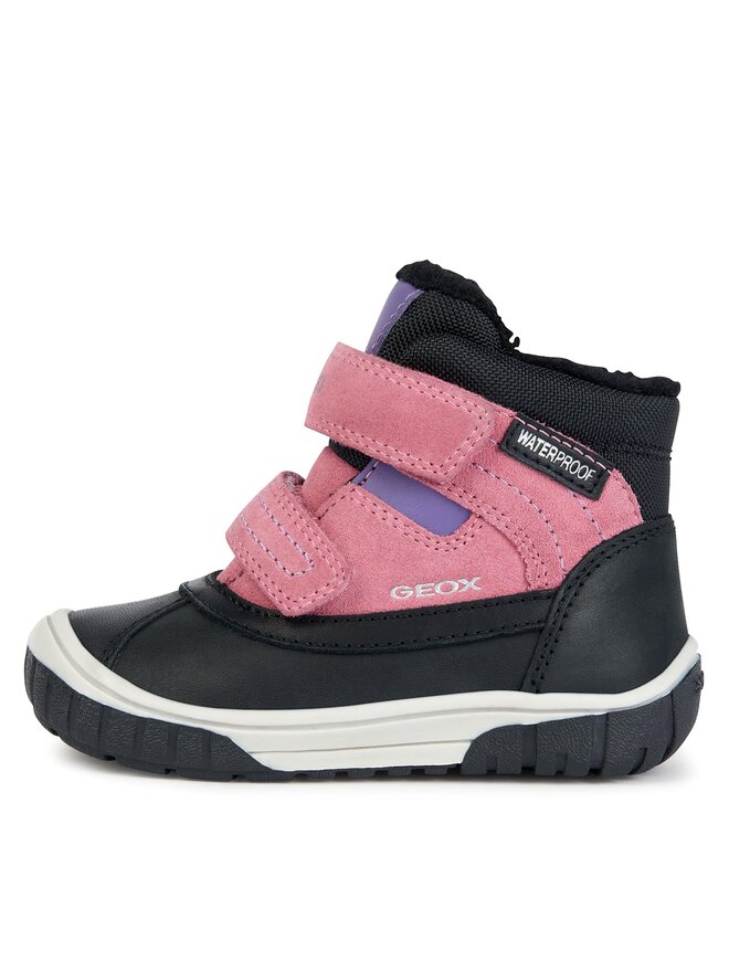 Geox B Omar Girl Stiefeletten - Bequeme Boots Für Mädchen In Blau, Größe 25