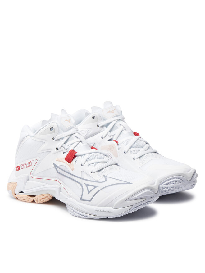 Mizuno Scarpe indoor Mizuno Wave Lightning Z8 Mid V1GC2405 Bianco