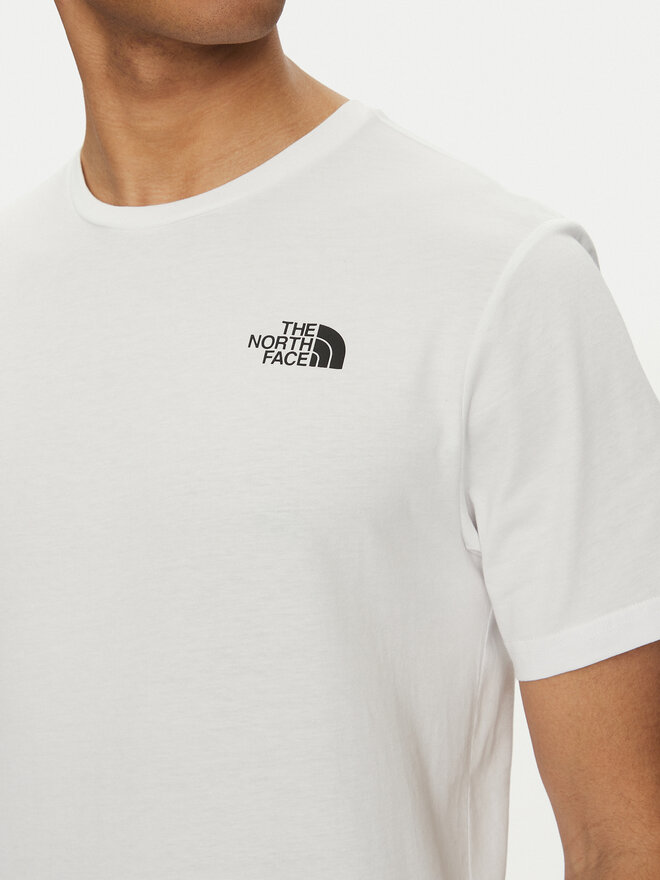 The North Face The North Face Camiseta Vertical NF0A89FP Blanco Regular Fit