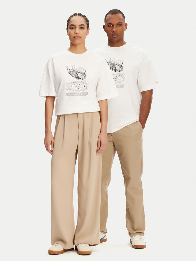 Puma Puma Marškinėliai Unisex Harry Potter 630092 Balta Oversize