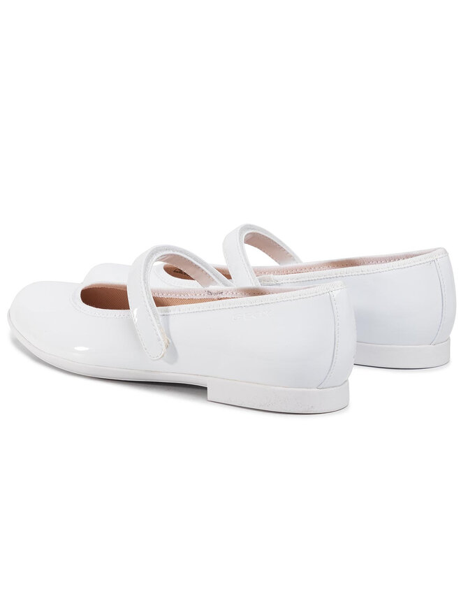 Geox Pantofi Geox J Plie' A J0255A 000HH C1000 D Alb