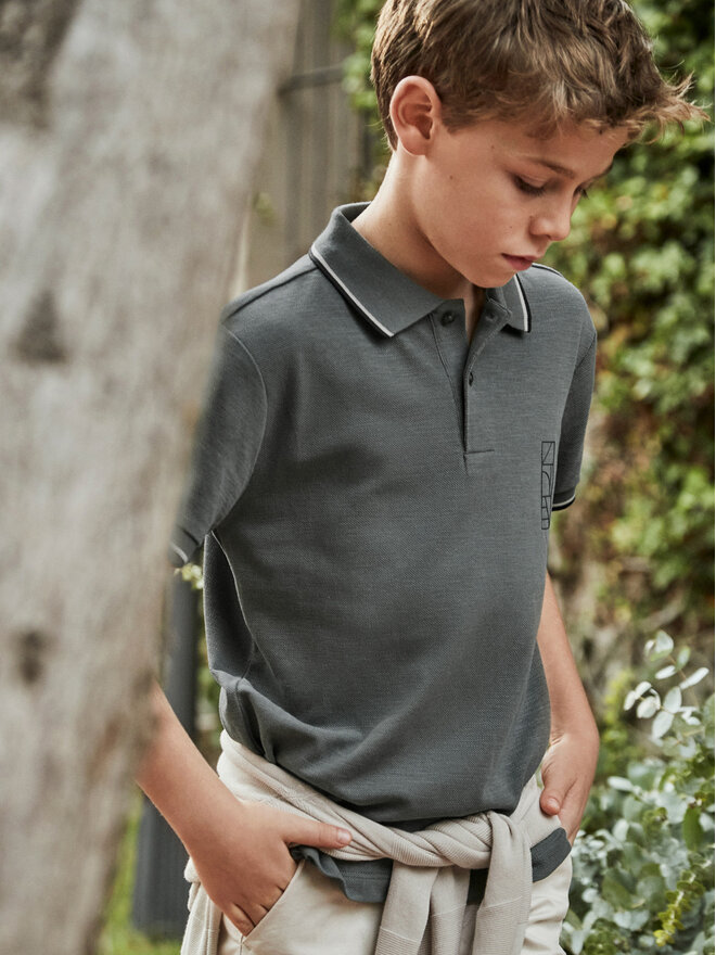 Mayoral Mayoral Pólóing 6133 Zöld Regular Fit