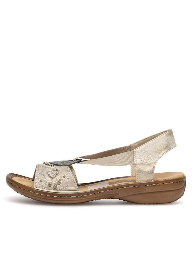 Rieker Sandalen Rieker 608B9-60 Goldfarben