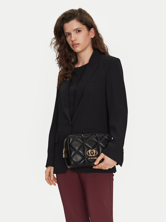 LOVE MOSCHINO Kosmetyczka LOVE MOSCHINO JC5302PP1MLC0000 Czarny