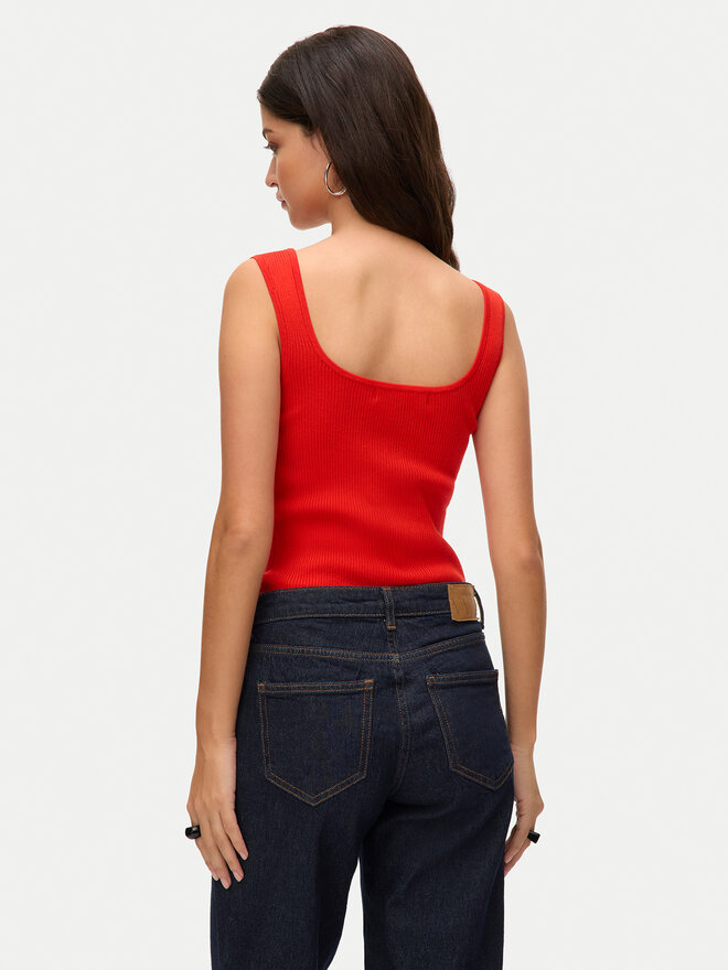 Vero Moda Vero Moda Felső Willow 10326450 Piros Slim Fit