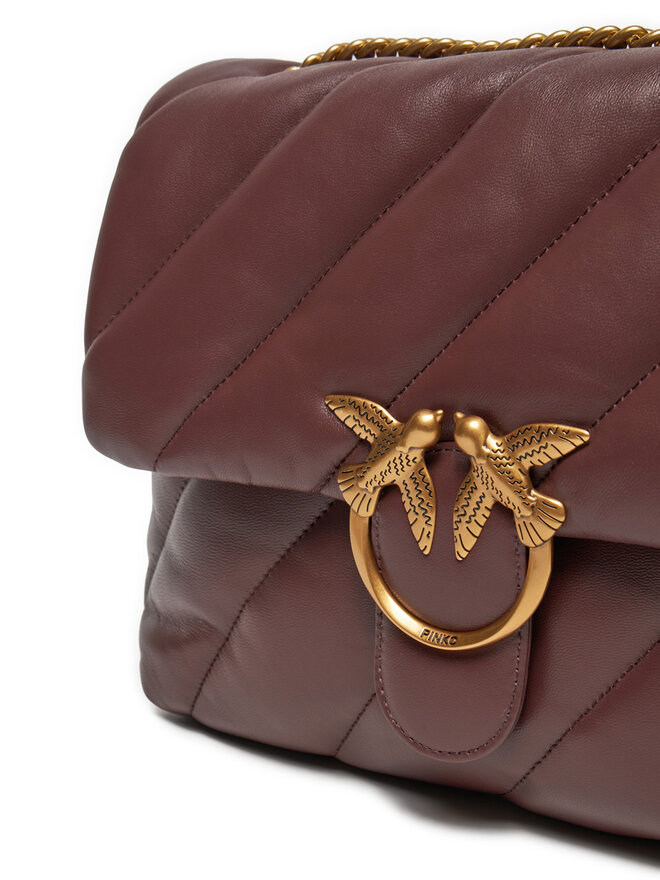 PINKO Ročna torba PINKO Love Puff Big Cl AI 23-24 PLTT 100037 A0F2 Rjava