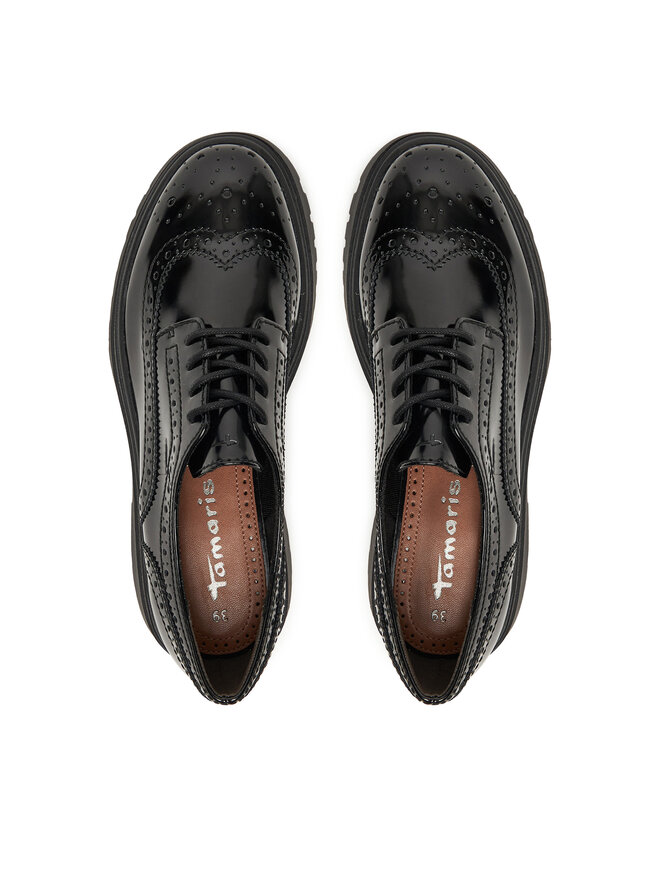 Tamaris Oxford Schuhe Tamaris 1-23619-45 Schwarz