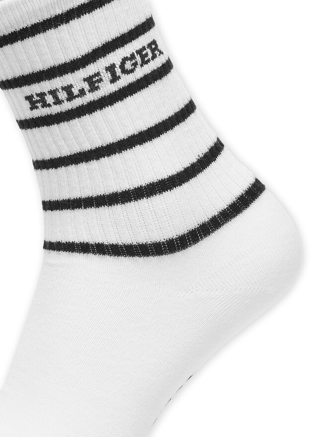 Tommy Hilfiger 2 pares de calcetines altos para mujer Tommy Hilfiger 701236457 Écru