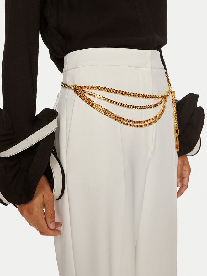 Elisabetta Franchi Дамски колан Elisabetta Franchi CT-49-K47E2-V360 Златист
