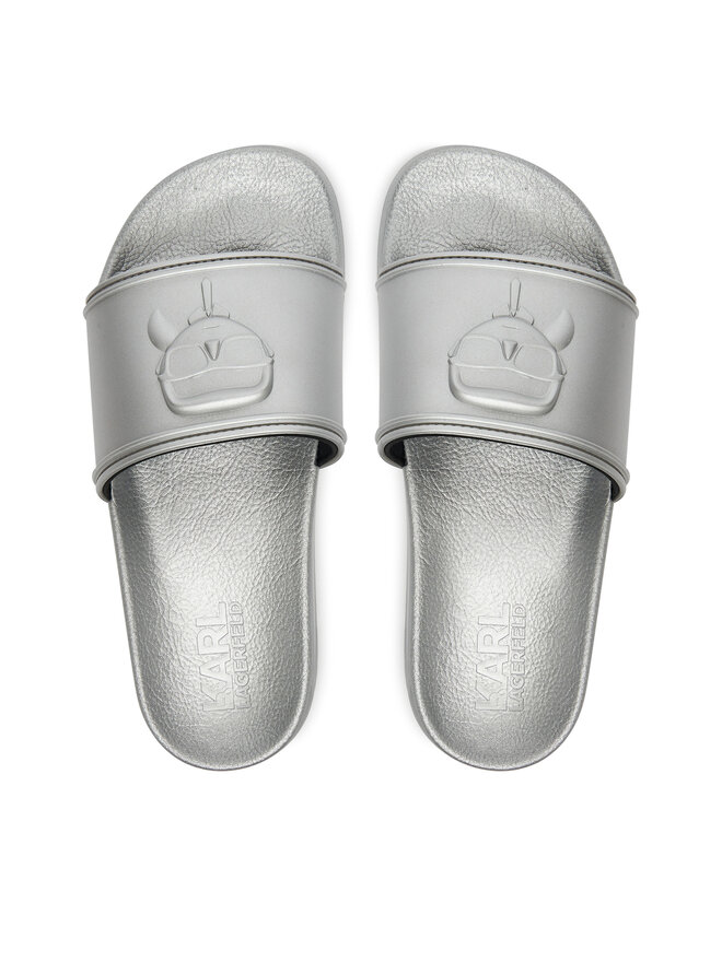 KARL LAGERFELD Şlapi KARL LAGERFELD Kondominium KL88819 Argintiu