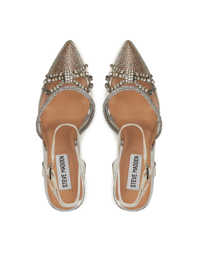 Steve Madden Sandały Steve Madden Vibrantly-R SM11002777 Srebrny