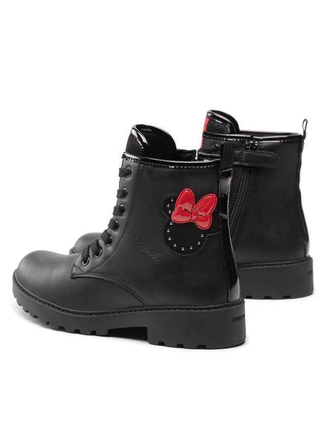 Geox Outdoorová obuv Geox J Casey G. C J2620C 000BC C9999 D Čierna