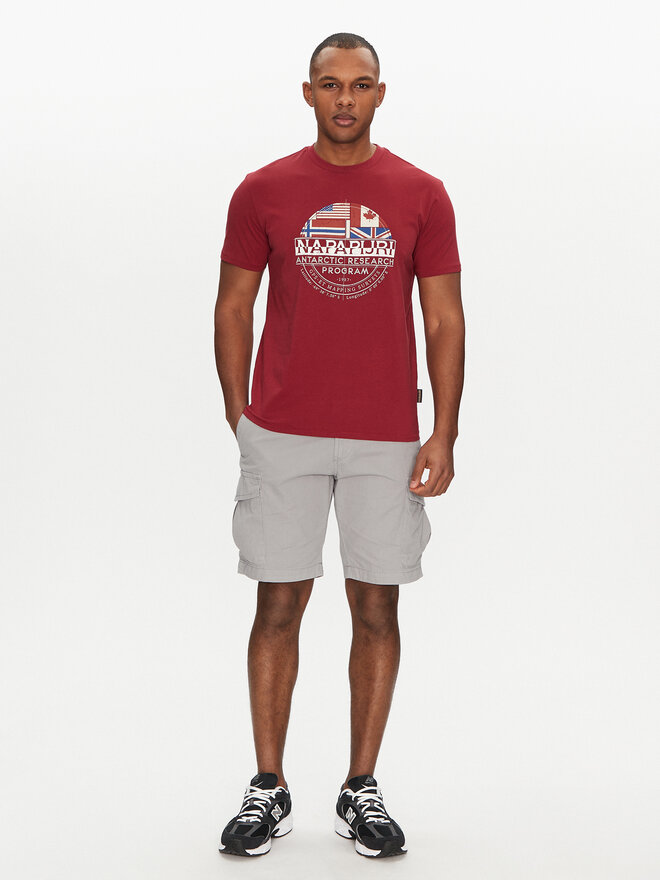 Napapijri Napapijri T-Shirt S-Turin NP0A4HQG Rot Regular Fit